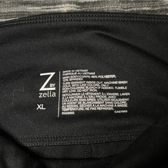SOLD**Z by Zella xl black leggings with side pockets Rr - Picture 2 of 5